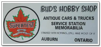 Bud Chamney Hobby Shop Sign